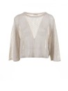 Women blouse with 3/4 sleeves
