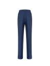 Pantalone lungo in lino blu