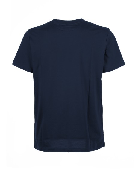 T-shirt blu navy con taschino 2