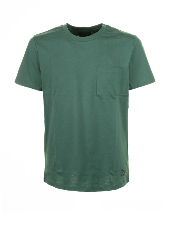 Green T-shirt with pocket
