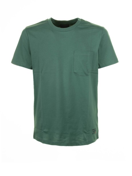 Green T-shirt with pocket