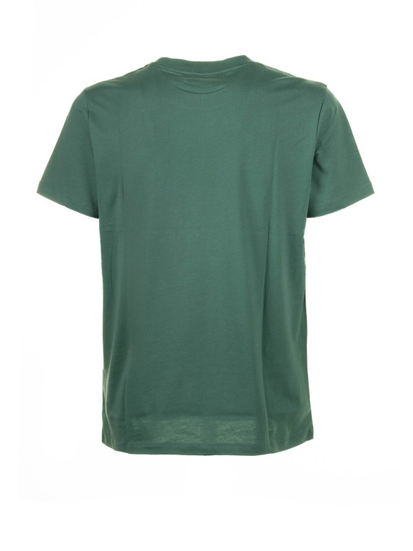 Green T-shirt with pocket