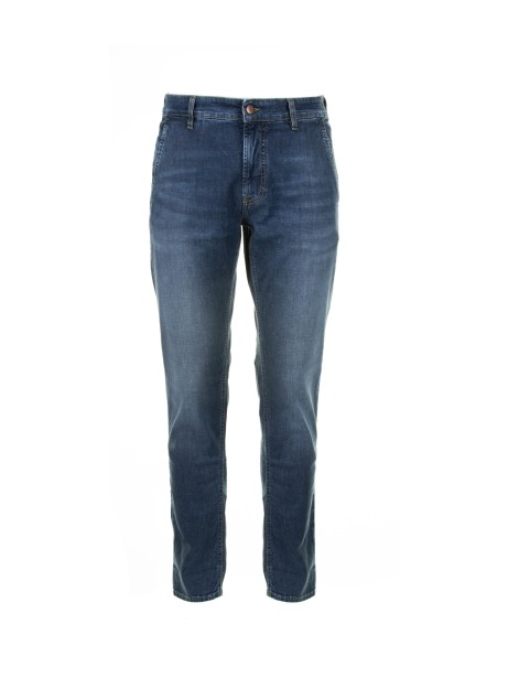 Men's chino jeans in blue denim