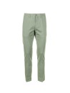 Sage cotton and linen trousers