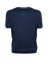 T-shirt girocollo blu