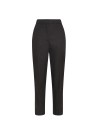 Black poplin trousers