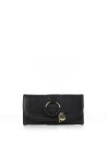 Hana black leather wallet