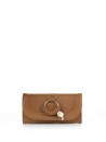 Hana caramel leather wallet