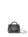Postina Daily Candy baby black leather bag