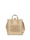 Small Beaurivage shopper bag in woven raffia