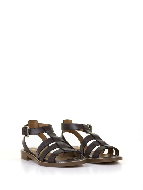 Sandalo Kate basso in pelle