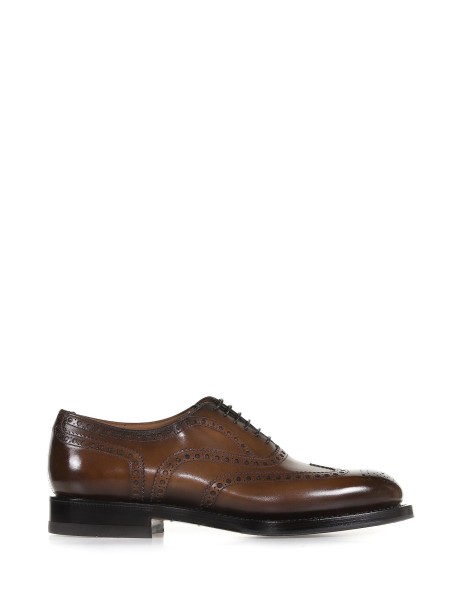 Derby In Brown Leather