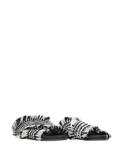 Milena Flats With Fringes