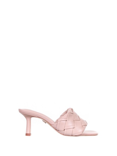 Sandal Braided In Nude Colored