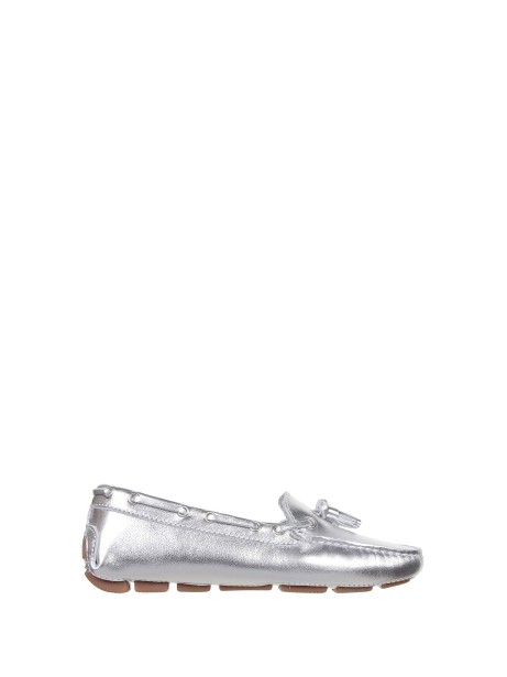 Loafer In Laminated Leather