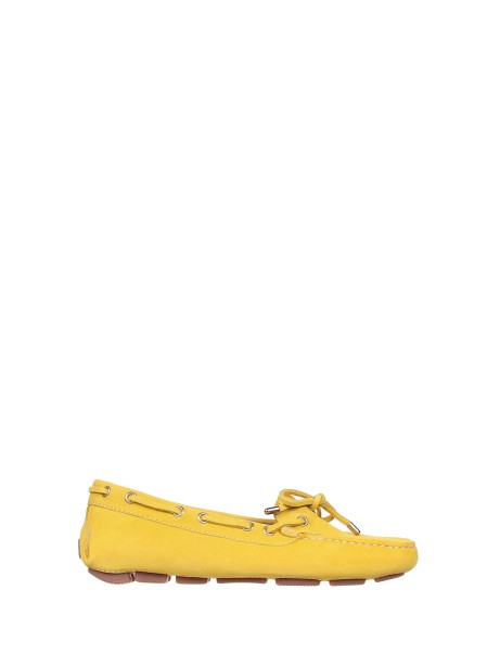 Loafer In Yellow Suede