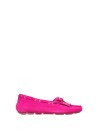 Loafer In Fuchsia Suede