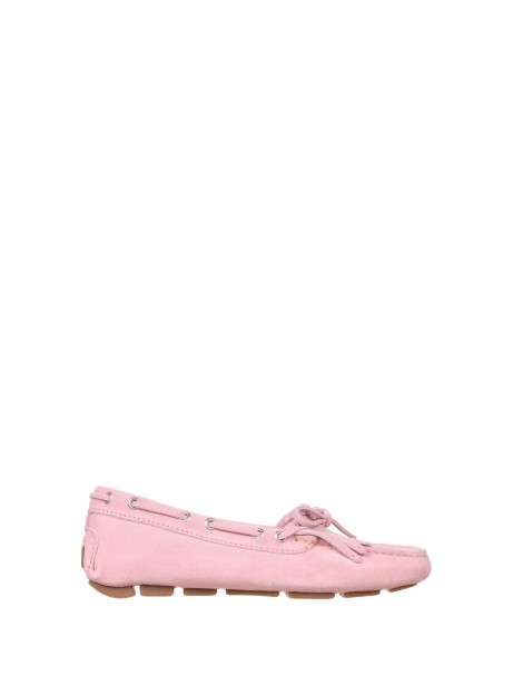 Loafer In Pink Suede