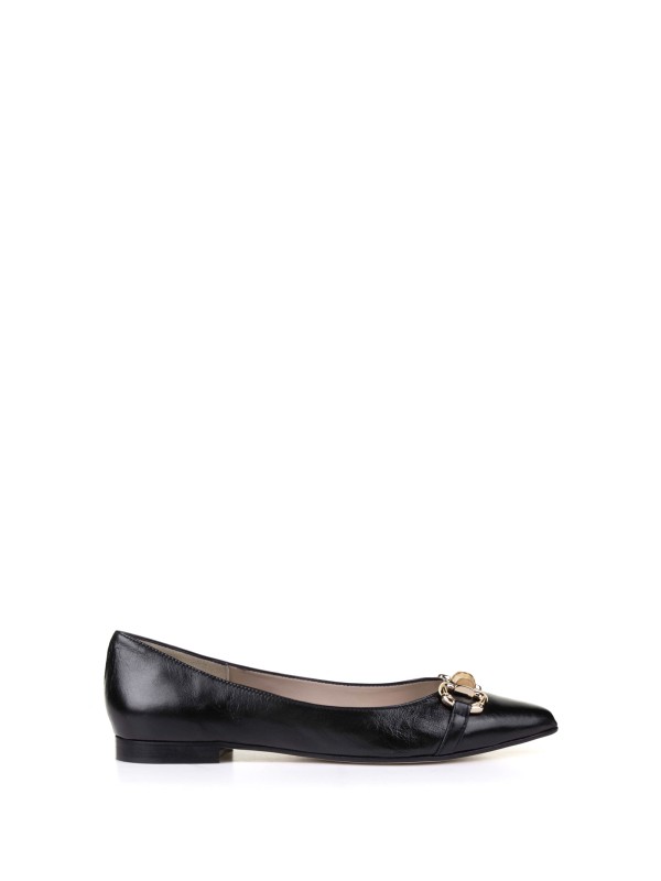 Nappa ballerina with accessory Nappa ballerina with accessory