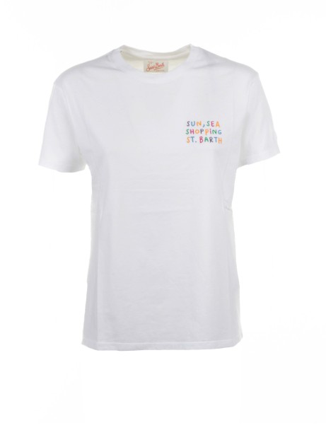 sun, sea, shopping women's t-shirt