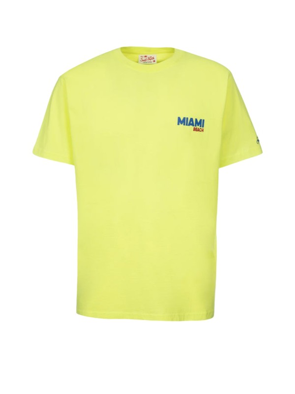 T-shirt uomo lime "Miami beach" T-shirt uomo lime "Miami beach"