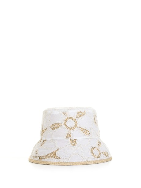 Lizette raffia bucket hat 2