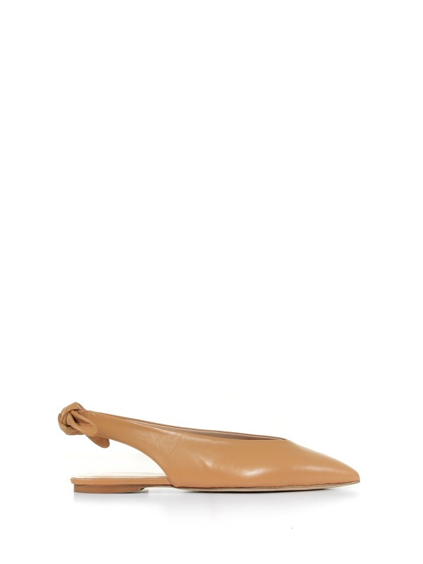 Ballerina flat shoes with bow detail Ballerina flat shoes with bow detail