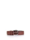 Dollar leather belt