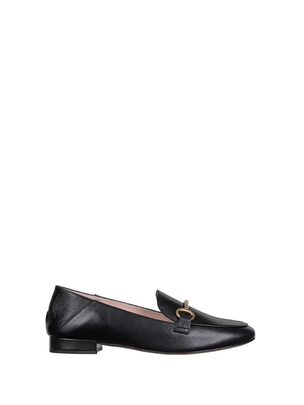 Loafer In Black Leather Loafer In Black Leather
