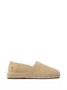 Beige espadrilles with logo