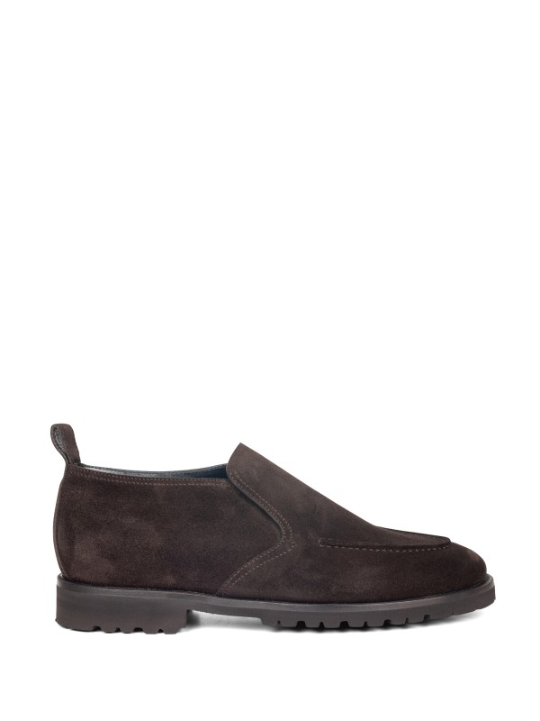 Dark brown suede slip-on ankle boot Dark brown suede slip-on ankle boot