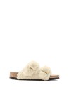 Arizona slipper in big buckle shearling