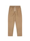 Pantalone beige uomo con coulisse