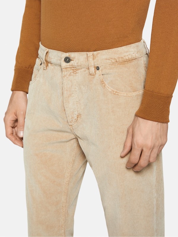 Jeans beige uomo