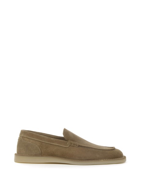 Hazelnut suede moccasin