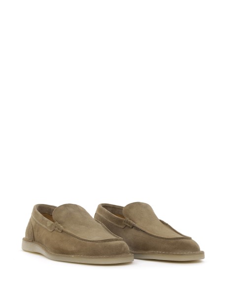 Hazelnut suede moccasin