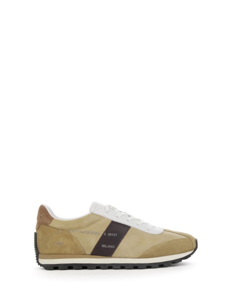 86e beige women's suede sneakers