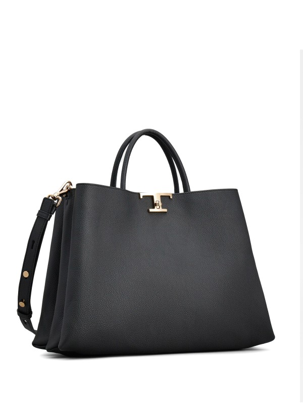 Borsa Shopping bag T Timeless medium in leather