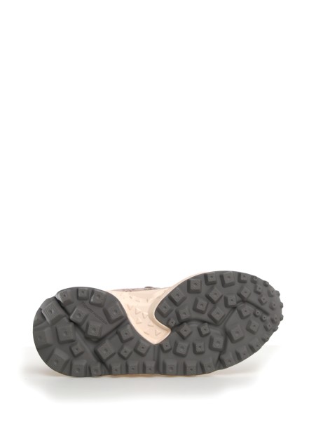 Sneaker donna in lana e suede