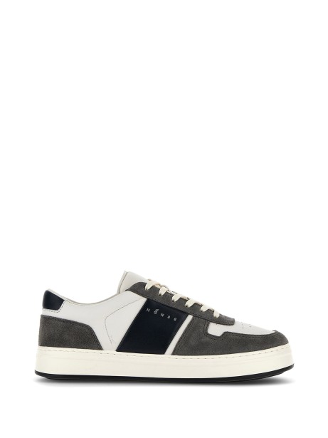 Sneaker H668 H-TV in pelle e suede