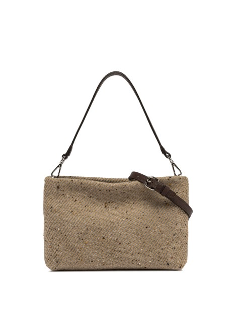 Brenda wool clutch bag