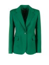 Giacca blazer monopetto verde