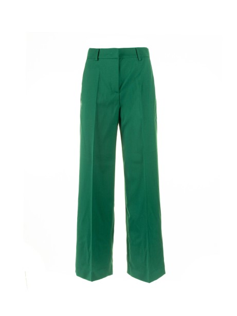 High Waist Palazzo Pants Green