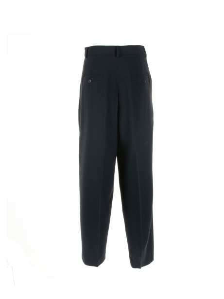 High Waisted Trousers Navy Blue