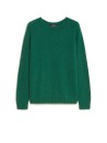 Green Alpaca Crewneck Sweater