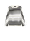 Striped Cotton Long Sleeve Sweater