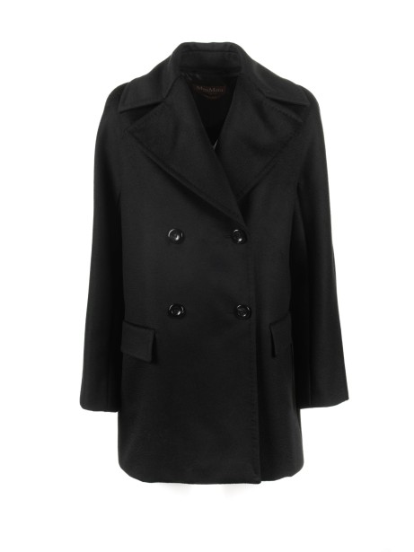 Black Short Double Breasted Coat