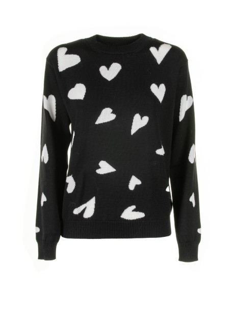 Wool Heart Crewneck Sweater