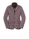 Men's Cocoa Short Quilted Down Jacket