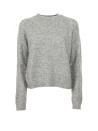 Stretch crewneck sweater